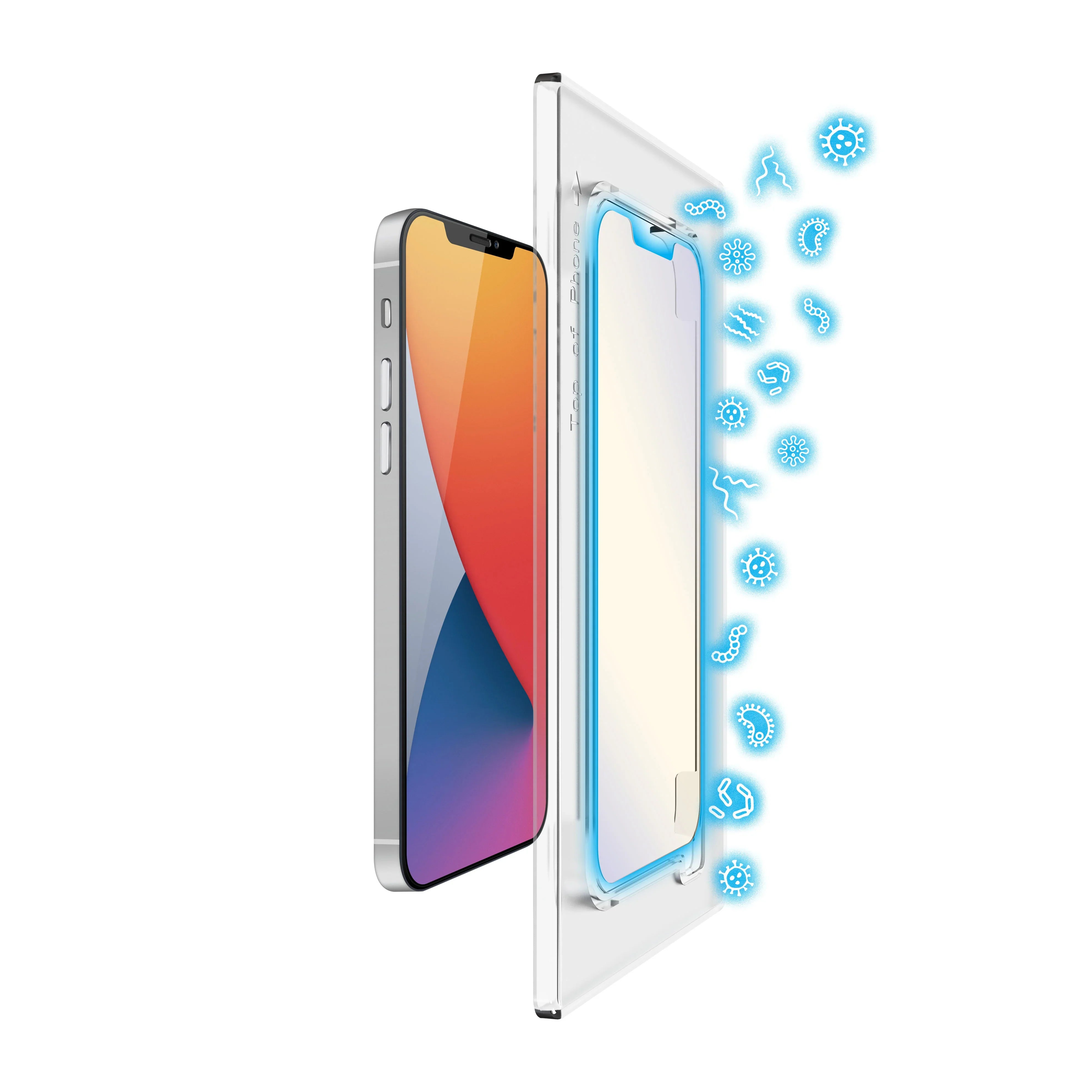 Torrii Bodyglass Anti-Bacterial Coating For iPhone 12 & 12 Pro - Anti Blue Light - Tashqila Torrii Bodyglass Anti-Bacterial Coating For iPhone 12 & 12 Pro - Anti Blue Light - Tashqila
